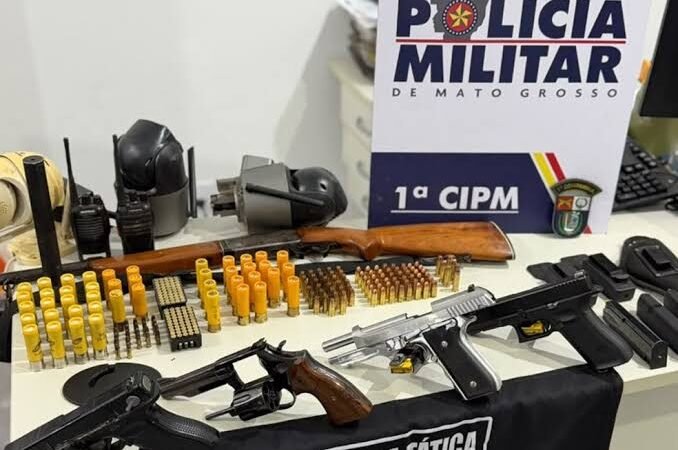 Oito invasores armados são presos durante tentativa de ocupação de fazenda em MT