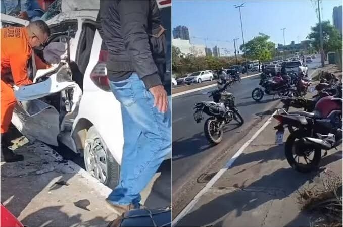 Pai de estudante pede oração após acidente em Cuiabá: “5% de chance de vida”