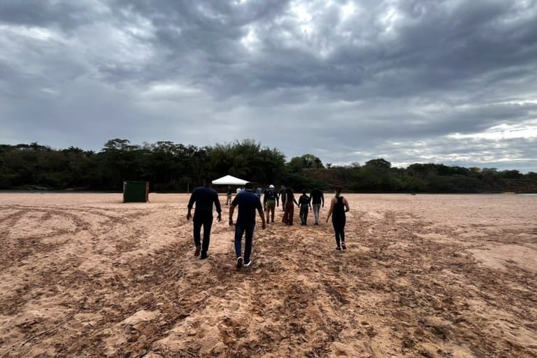 MPF e órgãos ambientais vistoriam praias dos rios Araguaia e Garças em Mato Grosso