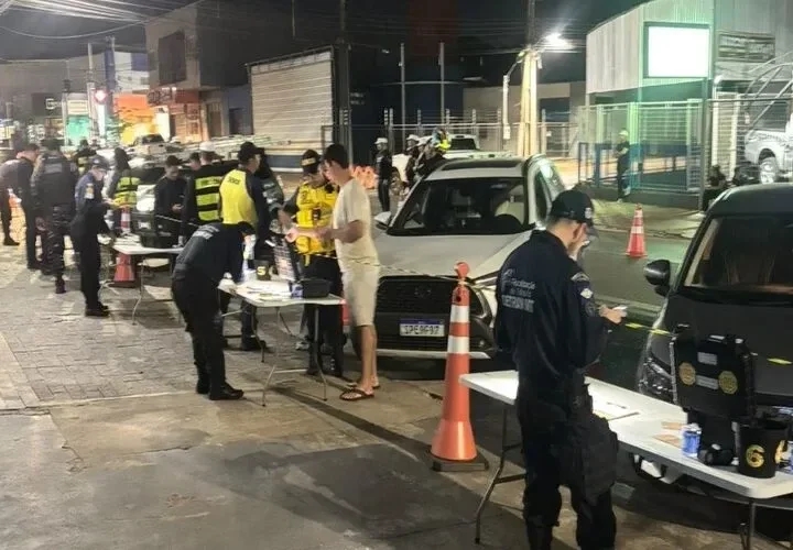 Operação Lei Seca termina com 9 presos em Cuiabá na madrugada desta segunda