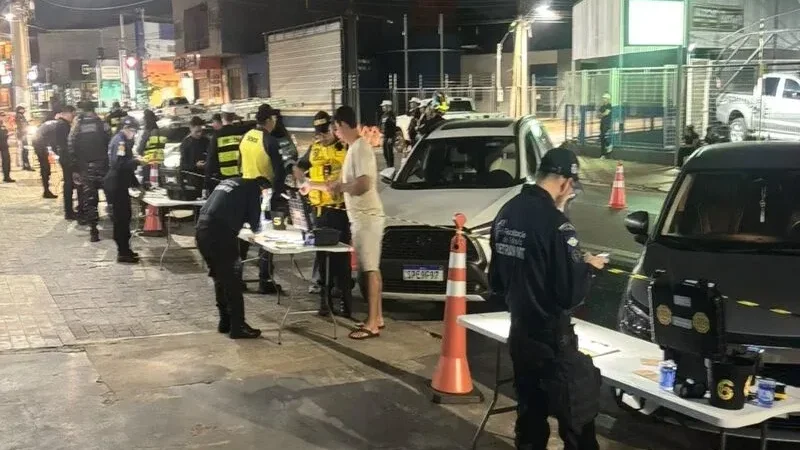 Operação Lei Seca termina com 9 presos em Cuiabá na madrugada desta segunda