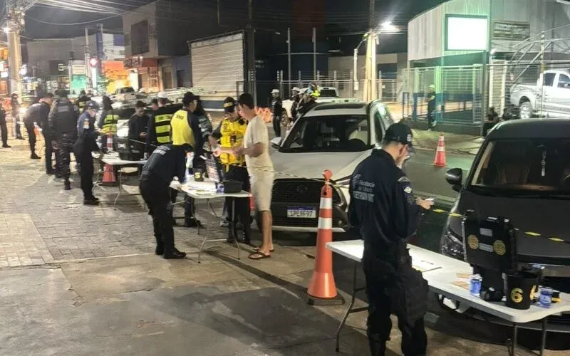 Operação Lei Seca termina com 9 presos em Cuiabá na madrugada desta segunda