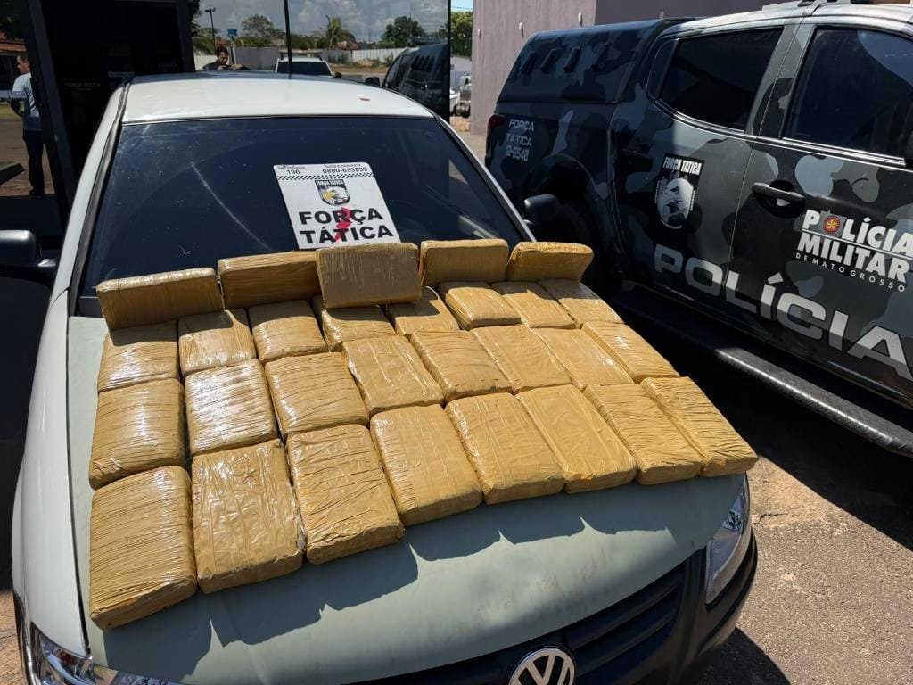 PM e Gefron prendem quatro traficantes e apreendem 31 quilos de maconha