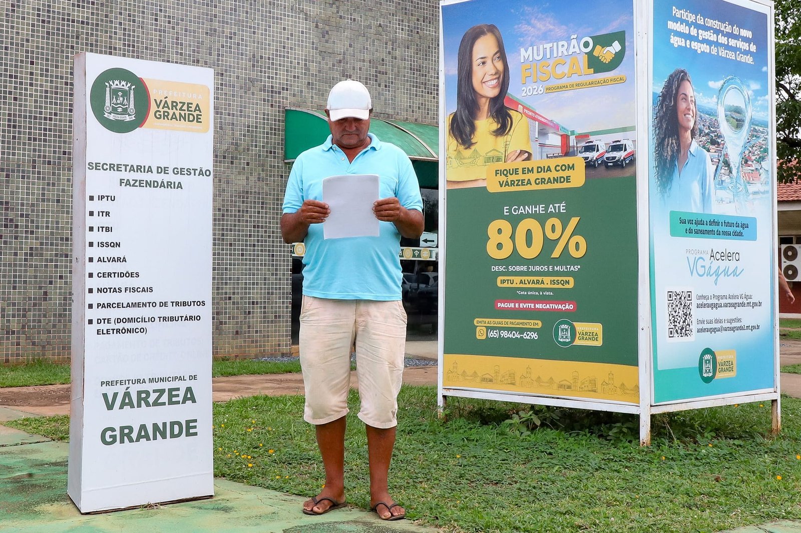 Várzea Grande oferece até 80% de desconto em juros e multas de IPTU, ISSQN e Alvará