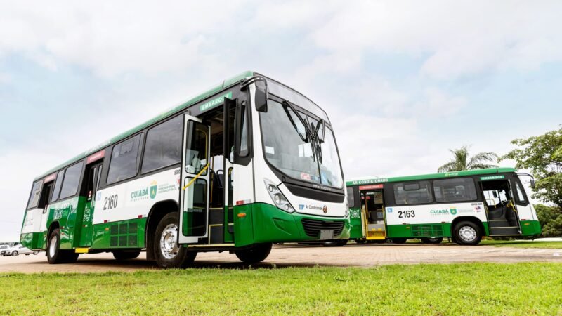 Frota de ônibus opera normalmente com tarifa zero neste domingo em Cuiabá