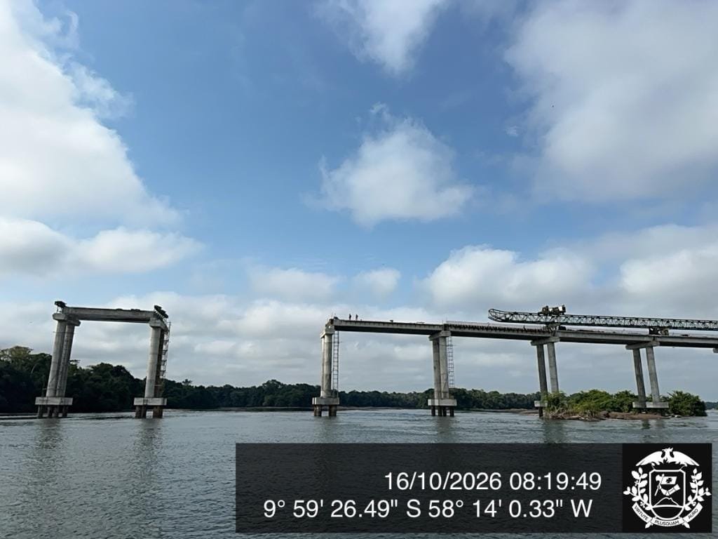 Obras de ponte de 1,4 quilômetro de extensão entram na reta final de construção
