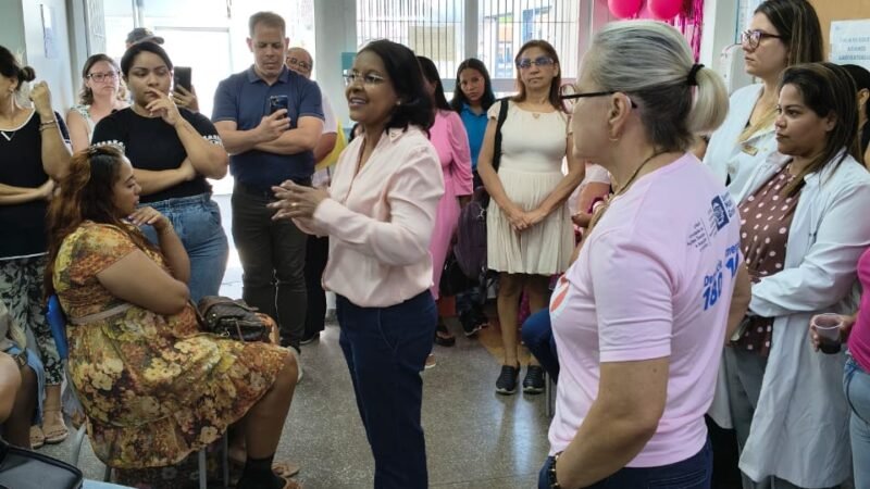 Gisela defende cuidado permanente com a saúde da mulher e ampliação dos exames