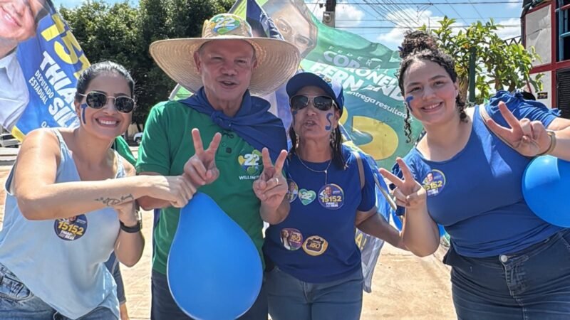 Wellington reúne centenas em caminhada e carreata no último dia de campanha eleitoral