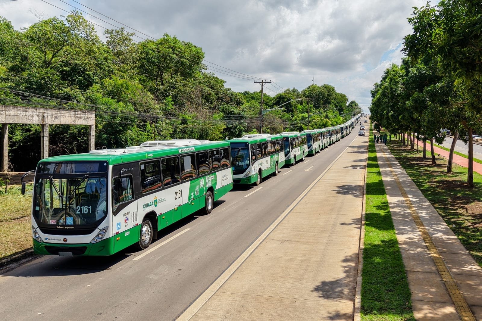 Com frota total, Cuiabá garante transporte gratuito aos eleitores durante este domingo