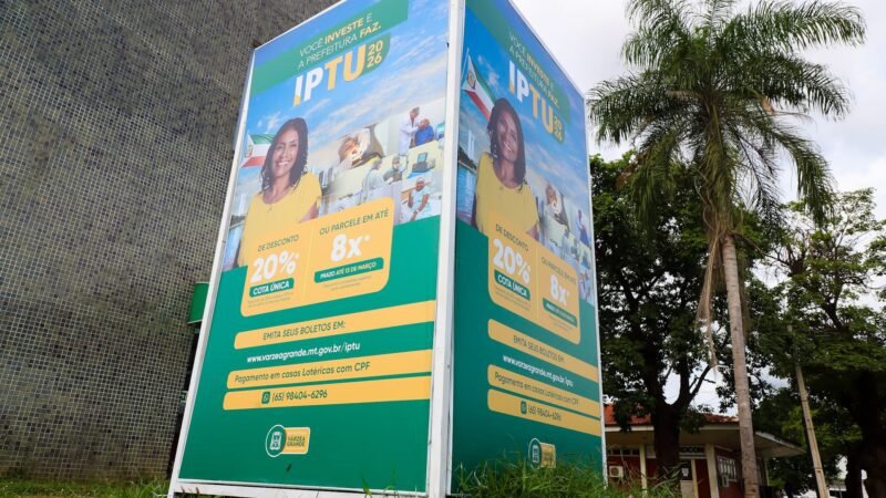 Prefeitura de Várzea Grande oferece até 80% de desconto para regularização de débitos