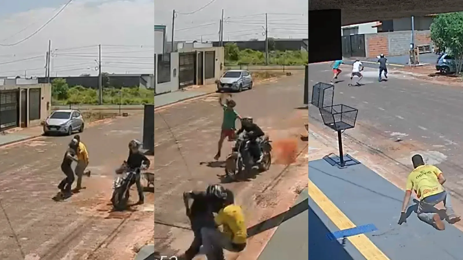 Homem tenta matar desafeto a tiros, mas acaba morto a golpes de pá e facão em MT; veja vídeo