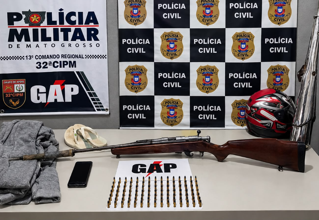 Menor é apreendido após render casal e roubar R$ 34 mil em joias e dinheiro de residência em MT