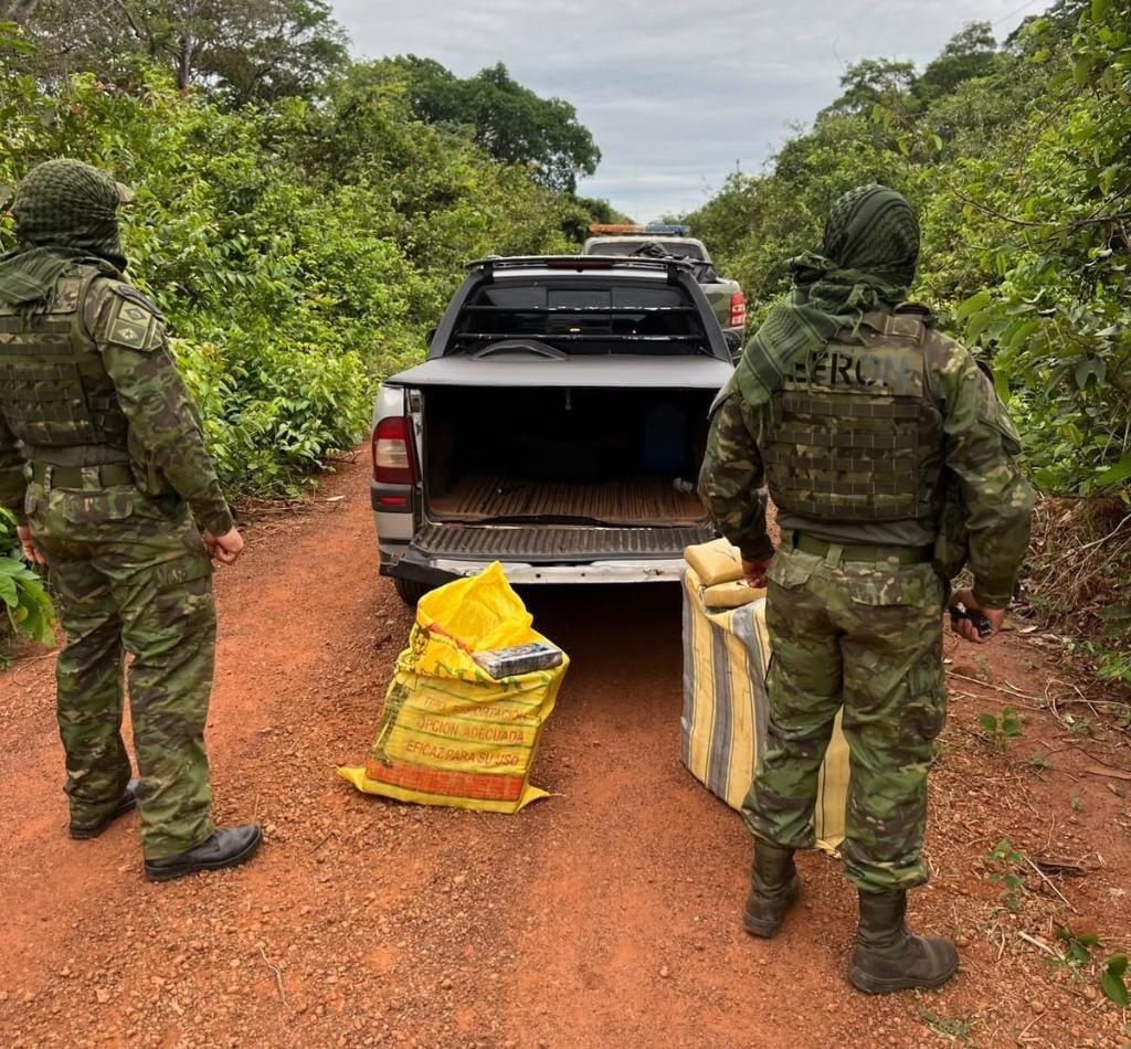 Gefron apreende 283 tabletes de drogas e causa prejuízo de R$ 3,8 milhões às facções criminosas