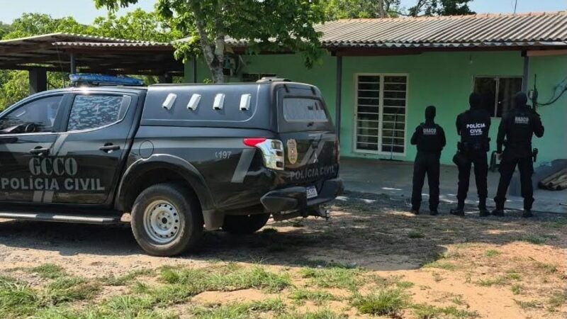 Imóveis e chácara em VG e Chapada são alvos de operação contra finanças de facção criminosa