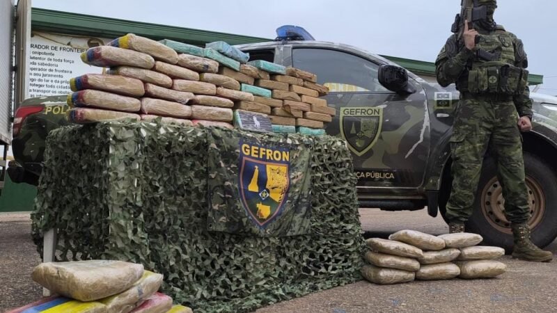 Gefron apreende 26,3 toneladas de drogas este ano; prejuízo às facções é de R$ 371 milhões