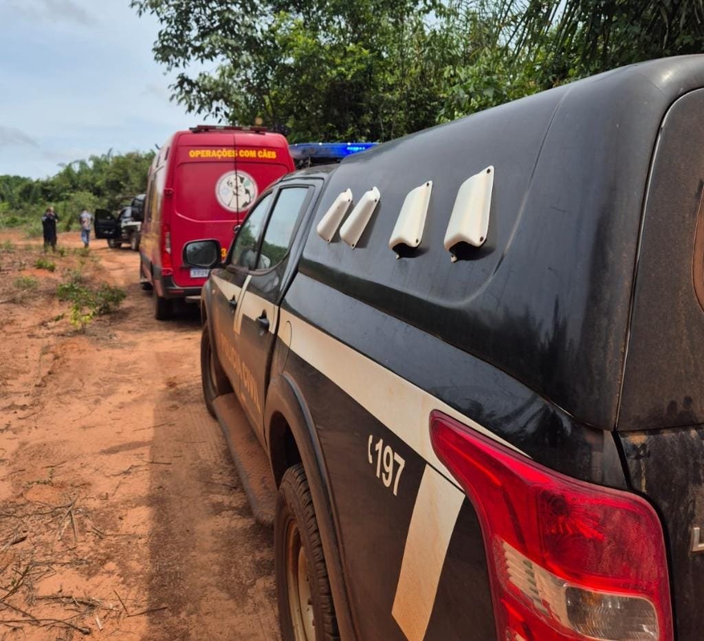 Polícia Civil encontra corpo em zona rural de suspeito de pertencer a facção criminosa