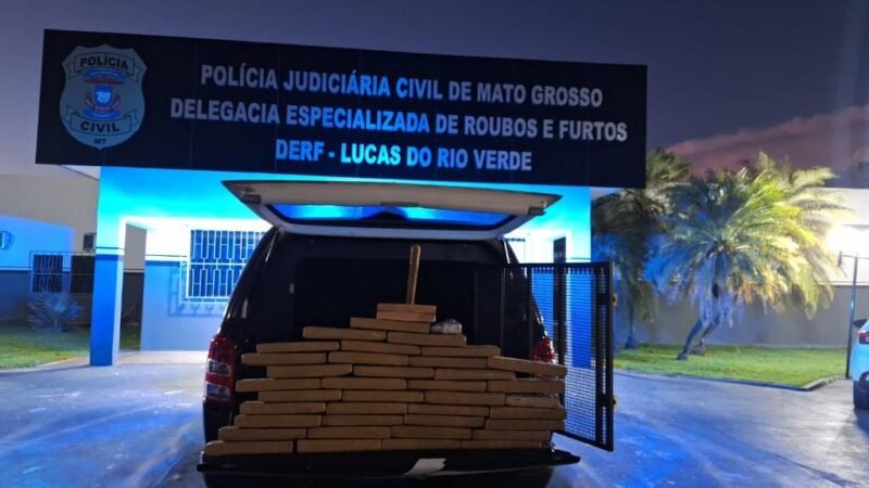 Polícia Civil localiza depósito de facção criminosa em mata e apreende 40 kg de drogas