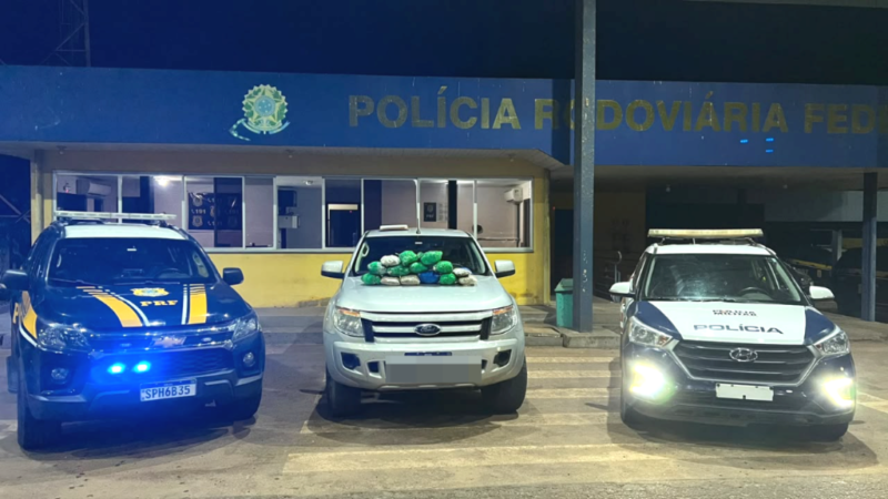 Traficantes são presos com 15 tabletes de supermaconha na região de fronteira