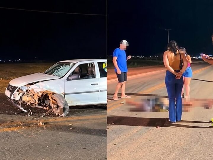 Motociclista morre após bater de frente com carro durante carreata eleitoral em MT