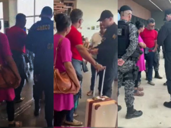 Vídeo mostra servidor sendo preso pelo Gaeco em aeroporto de MT após viagem ao Caribe