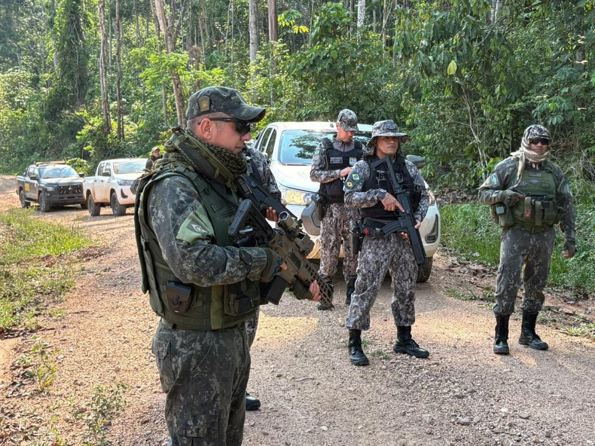 Operação contra desmatamento e garimpo ilegal apreende armas e munições em Mato Grosso