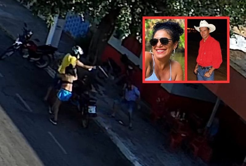 Dona de bar e cliente são mortos a tiros após discussão e assassino foge em motocicleta