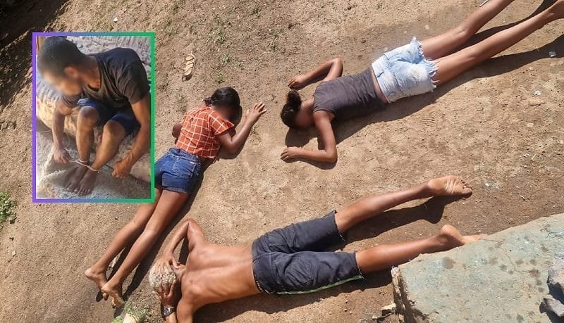 Homem que seria executado por facção é resgatado de cativeiro e quatro pessoas são presas